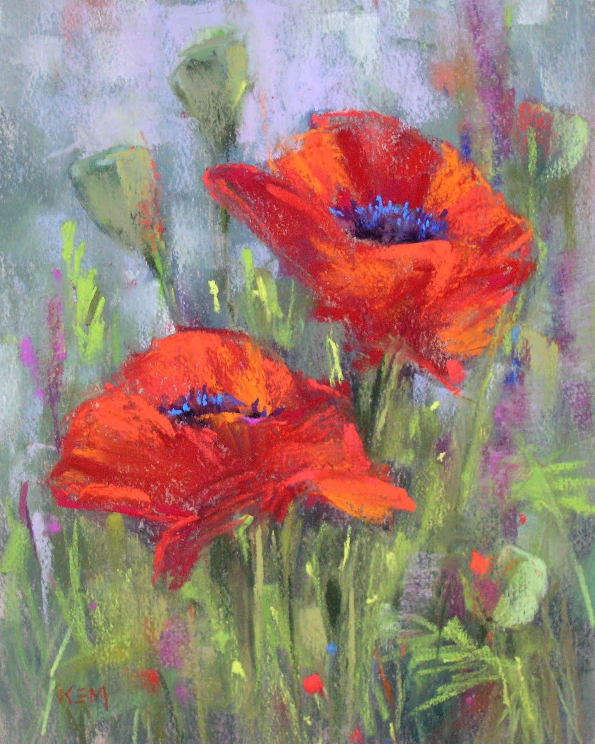 Pastel Poppies