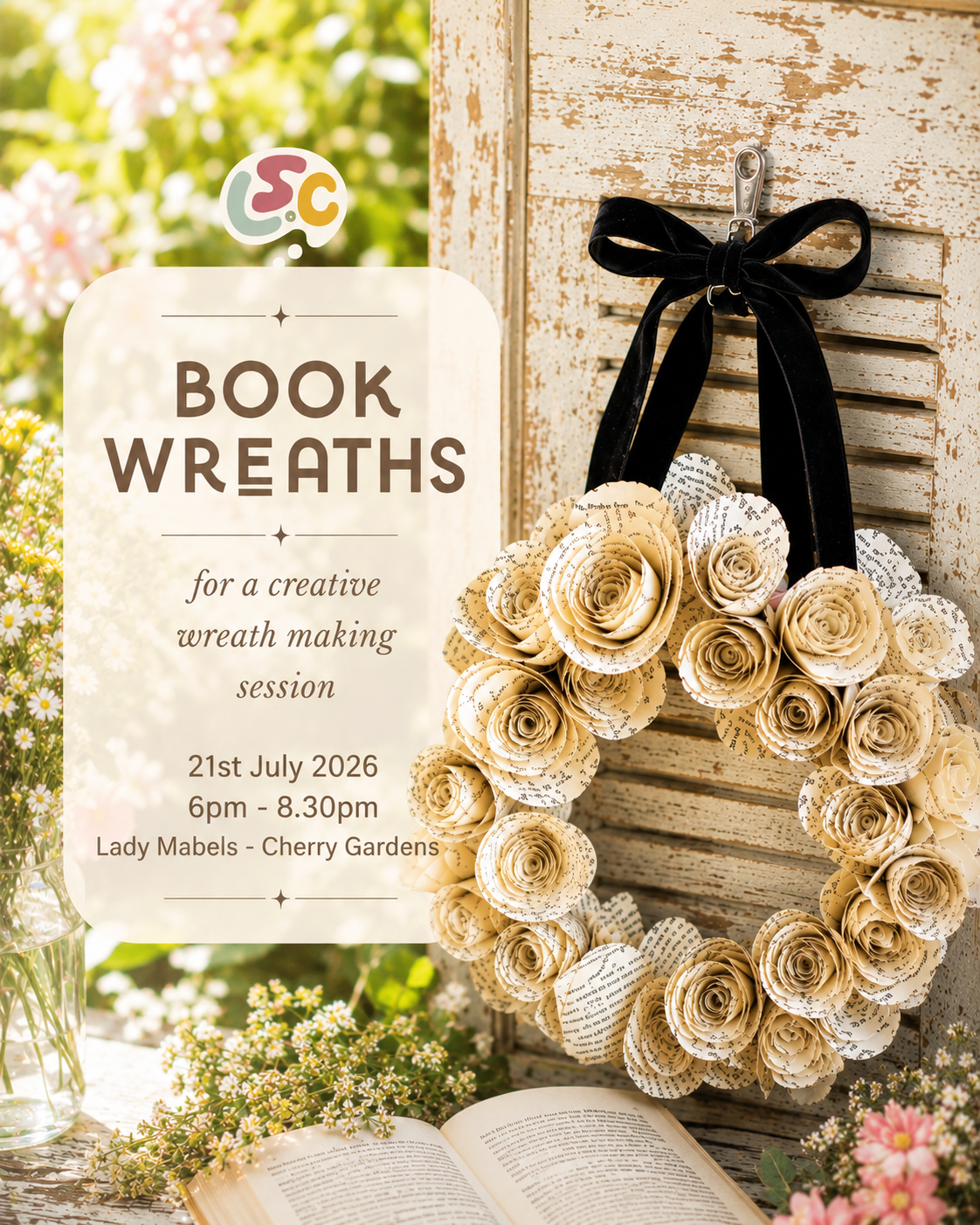 Book Wreaths