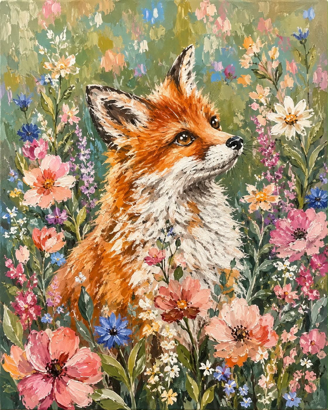 Fox in Bloom