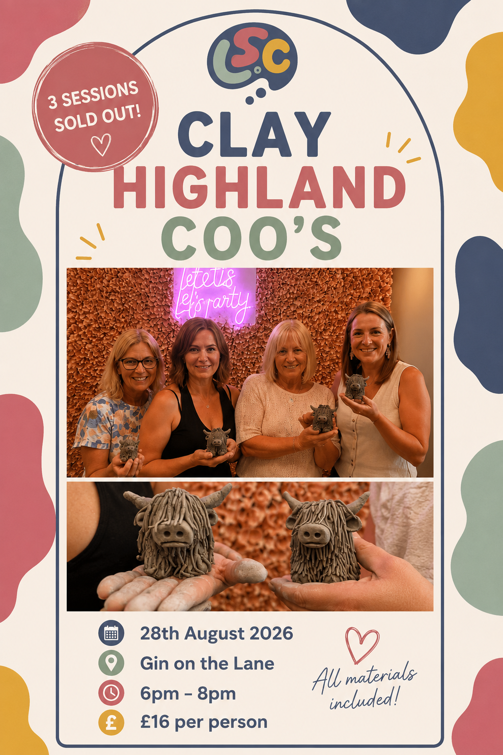 Clay Highland Coo - Gin on The Lane - Session 4