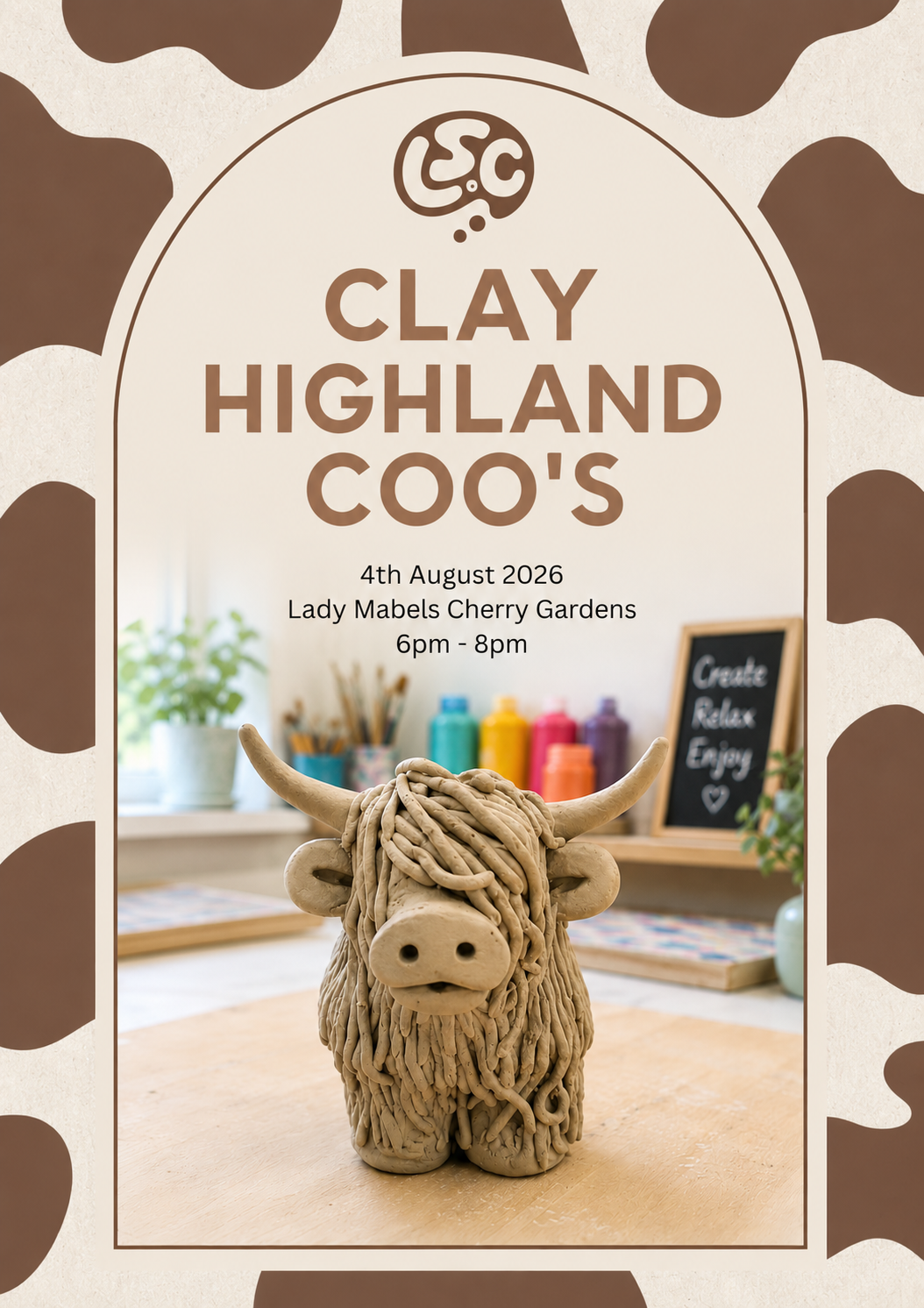 Clay Highland Coo