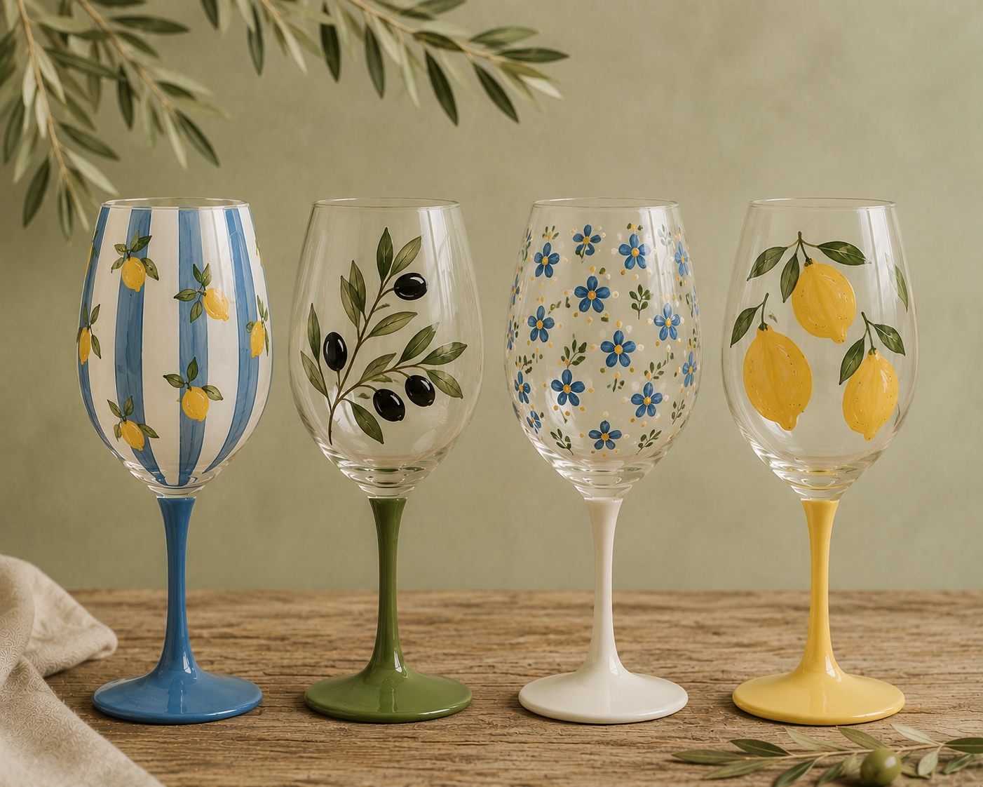 Wine Glass Painting