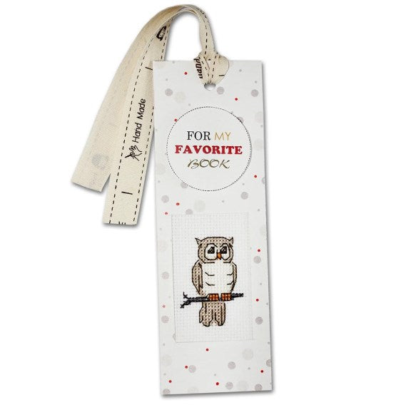 Cross Stitch Owl Bookmark
