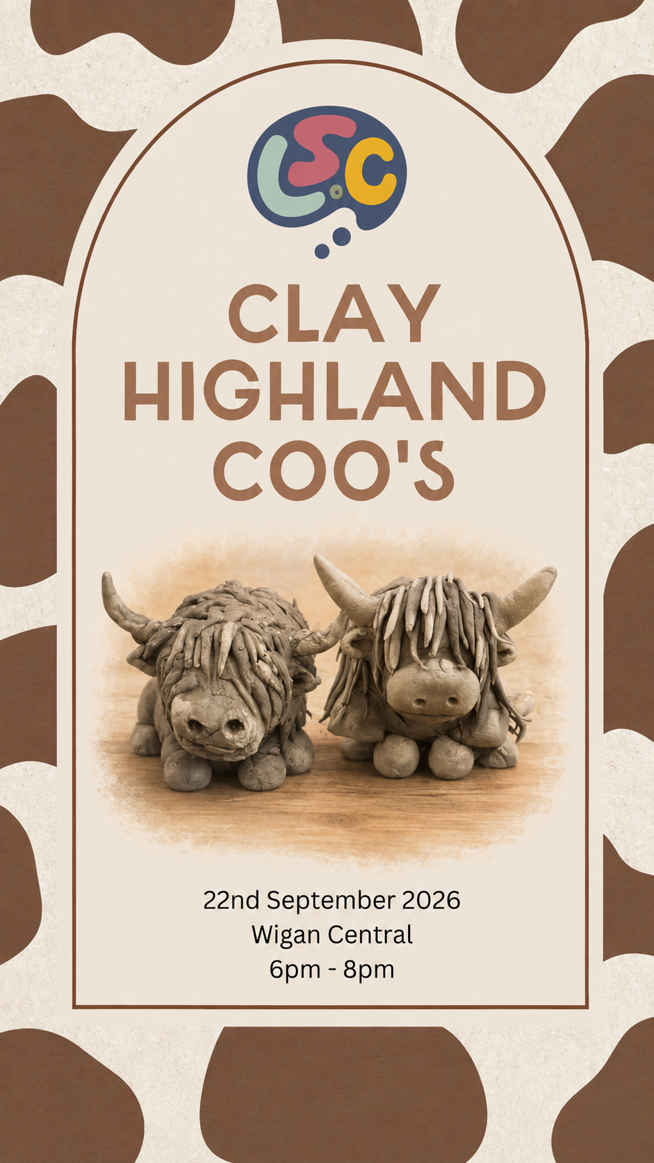 Clay Highland Coo - Wigan Central