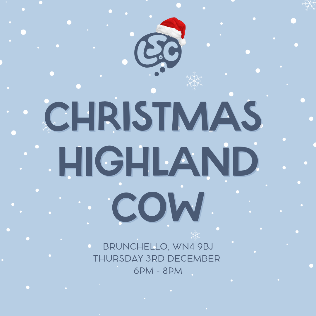 Christmas Highland Cow