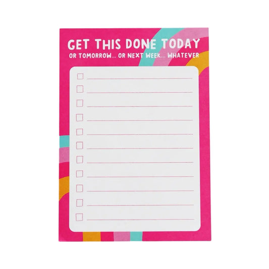 Get This Done Today Note Pad