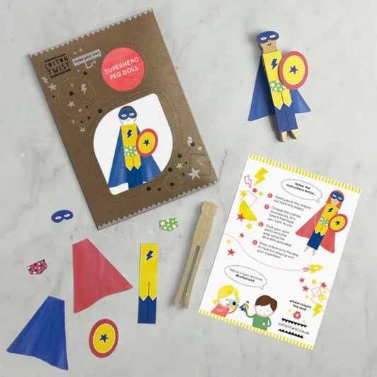 Superhero Peg Doll